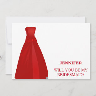 Convite Você será minha dama de honra?