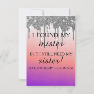 Convite Você será minha dama de honra? Invi de Drivers D