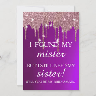 Convite Você será minha dama de honra? Invi de Drivers D