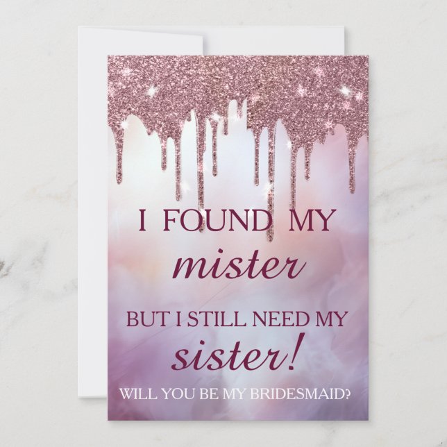 Convite Você será minha dama de honra? Invi de Drivers Dou (Frente)