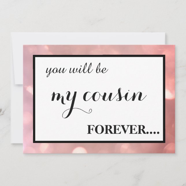 Convite Você será minha dama de honra júnior? (Frente)