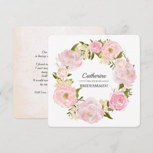 Convite Você será minha dona de casa? Convidados Pink Pe