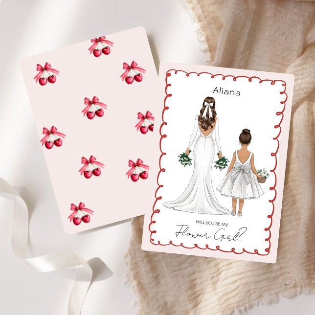 Convite Você Será Minha Flor? Ilustração Personalizada (Criador carregado)