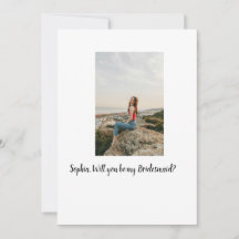 Você será minha foto elegante de Bridesmaid modern