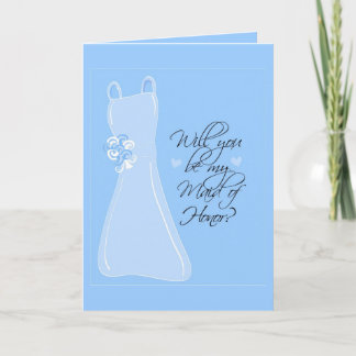 Convite "Você será minha Madrinha de casamento?"