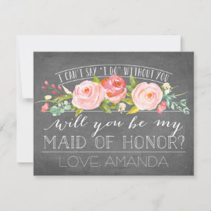 Convite Você Será Minha Madrinha de casamento? Bridesman