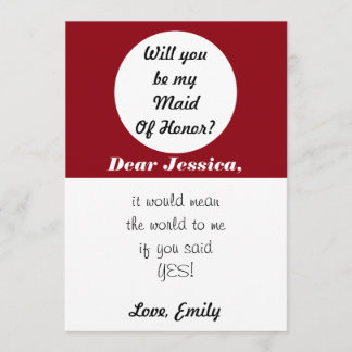 Convite Você Será Minha Madrinha de casamento? Personaliza