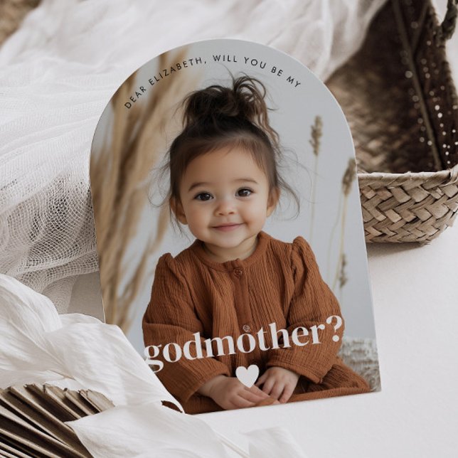 Convite Você Será Minha Madrinha Proposta Fotográfica? (Criador carregado)