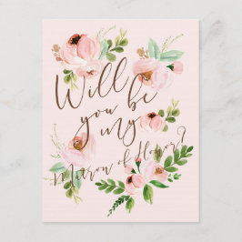 Convite Você será minha mãe de honra? | Placa Bridesmaid
