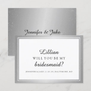 Convite Você Será Minha Placa De Bridesmaid - Fab Cláss
