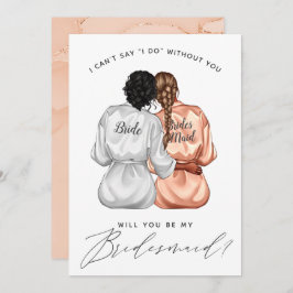 Convite Você Será Minha Porta-Voz? Raparigas Em Robes Da S