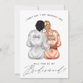 Convite Você Será Minha Porta-Voz? Raparigas Em Robes Da S