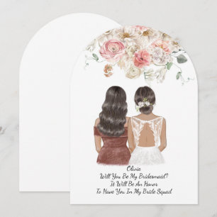 CONVITE VOCÊ SERÁ MINHA PROPOSTA DE DAMA DE HONRA