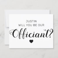 Você Será Nosso Ceremoniante | Casamento Nos Una