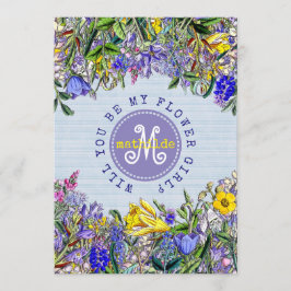 Convite Você Será O Casamento De Minha Flor