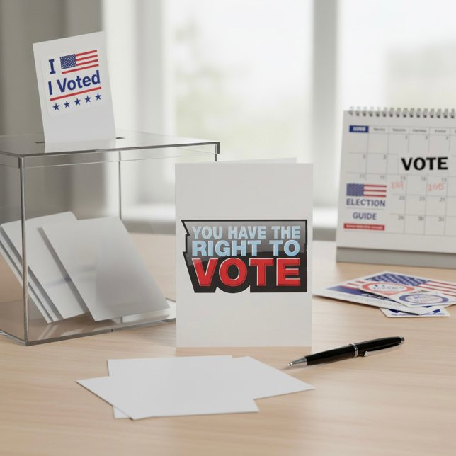 Convite Você Tem O Direito De Votar (Criador carregado)