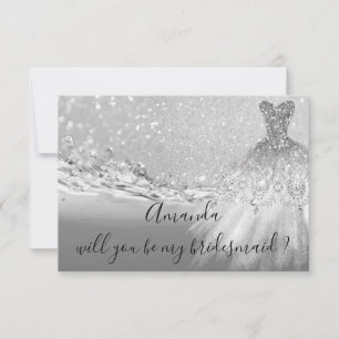 Convite Você Vai Fazer Cinzas De Bridesmaid No Oceano Pra
