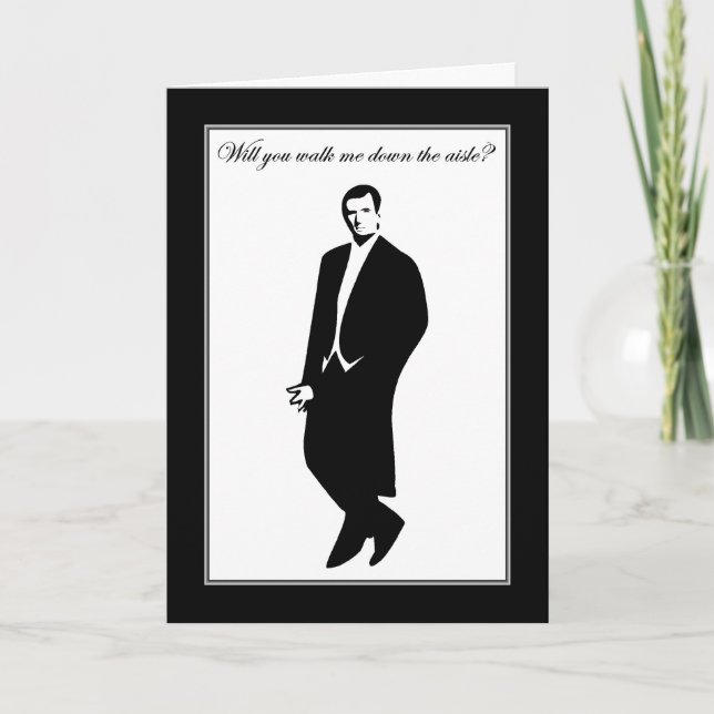 Convite Você vai me levar até o altar? Igreja de casamento (Frente)