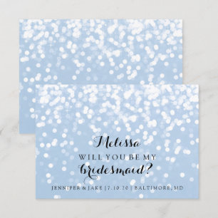 Convite Você Vai Ser A Minha Carta De Bridesmaid - Que Got