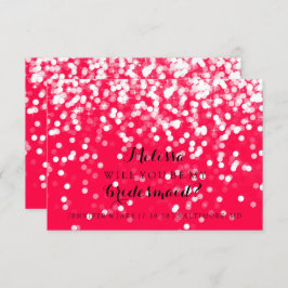 Convite Você Vai Ser A Minha Carta De Bridesmaid - Que Got
