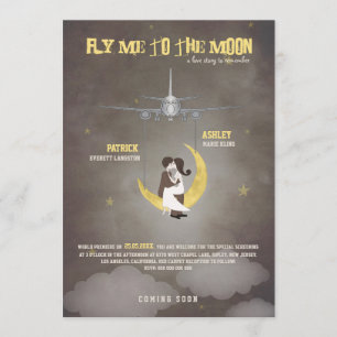 Convite Voe-me ao casamento da lua 2 - cartaz