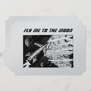 Convite Voe-me para a lua