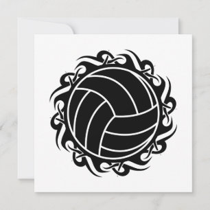 Convite voleibol tribal