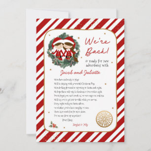 Convite Voltamos à letra Elf