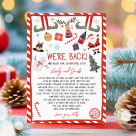 Convite Voltamos Elves - Letra de Chegada