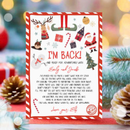 Convite Voltei Elf - Letra de Chegada Elf - Regresso ao Na