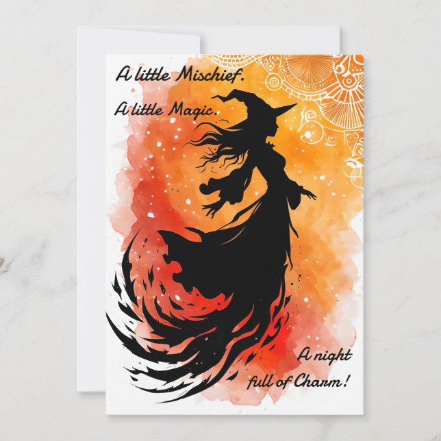 Convite Voo Da Sombra Ember (Frente)