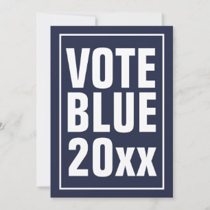 Convite Votação Blue 2024 Eleições nos EUA