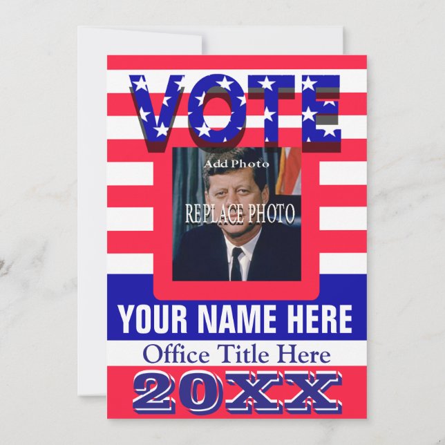 Convite Votação da Campanha Política (Verso)