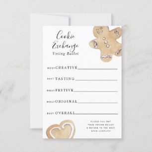 Convite Votação do Cookie Exchange