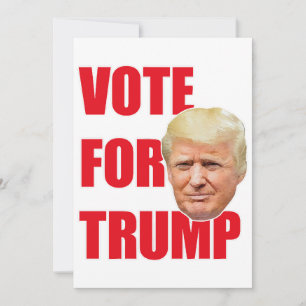 Convite Vote no trump