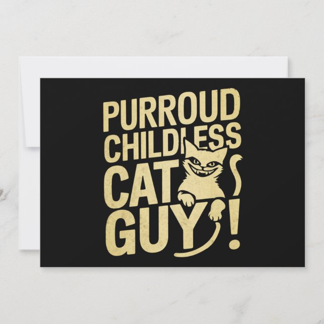 Convite Votos Para Caras De Gato Para Crianças Sem Fios (Frente)