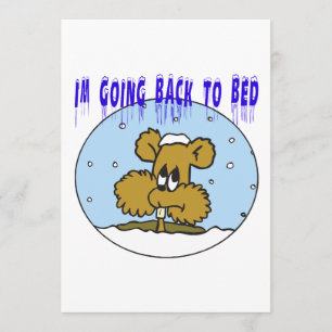 Convite Vou Voltar Para A Cama