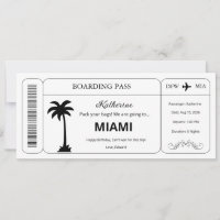 Voucher Personalizado, Passagem de Embarque para V
