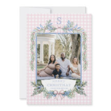 Vovô Rosa e Azul Holly Natal