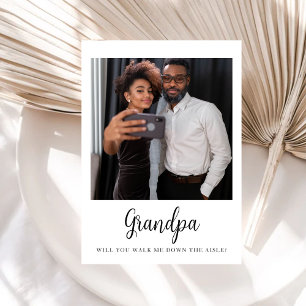 Convite Vovô, Você Me Levará Ao Altar Pai 