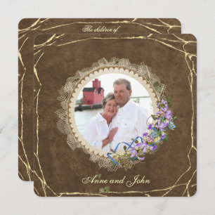 Convite Vow Renewage Frame