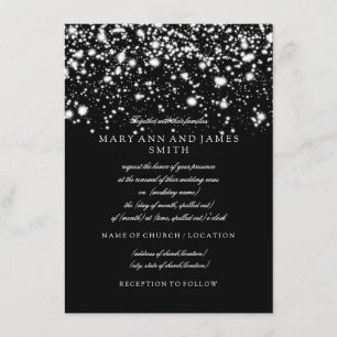 Convite Vow Renewing Silver Midnight Glam