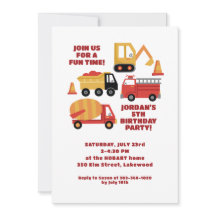 Vroom Honk Beep! Caminhões Aniversário