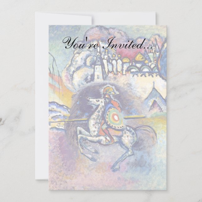 Convite Wassily Kandinsky - Santo George & The Hormens (Frente)