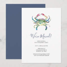 Convite Watercolor Beach Housearming