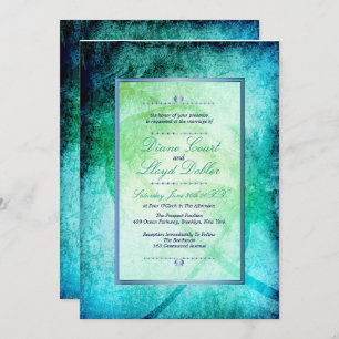 Convite Watercolor Beach, Palm Trees Invitations.