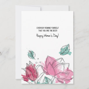 Convite Watercolor Blooms