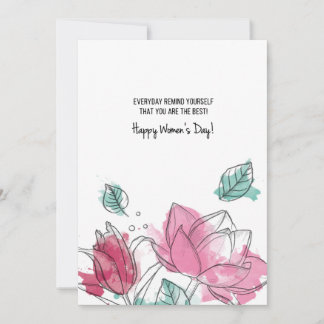 Convite Watercolor Blooms