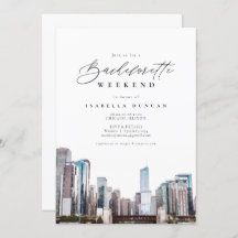 Watercolor Chicago Bachelorette Itinerary e