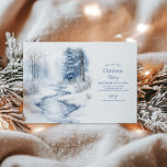 Convite Watercolor Christmas Winter Wonderland<br><div class="desc">Convide seus entes queridos para uma celebração mágica com nosso Convite à Terra Marinha de inverno de Watercolor no Natal! Este belo e trabalhado convite apresenta uma design de aquarela encantadora inspirada por uma serena, terra maravilhosa de neve, fazer a forma perfeita de dar o tom ao seu evento de...</div>